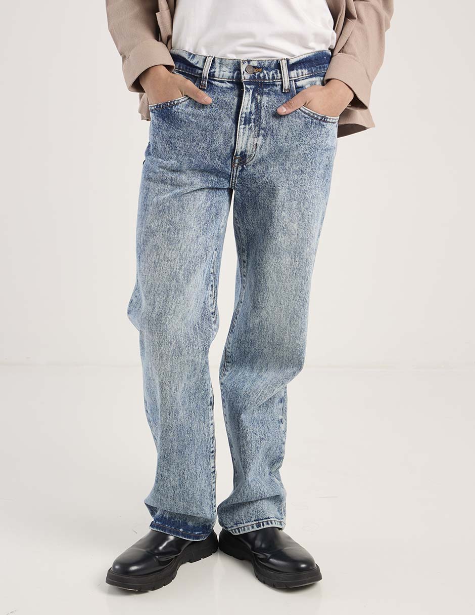Jeans straight Aéropostale lavado acid wash para hombre 2