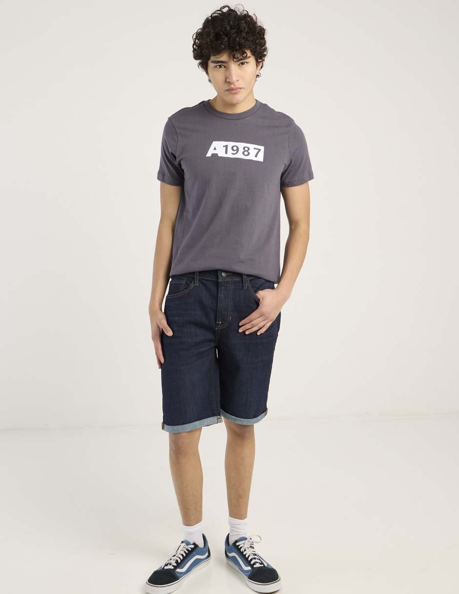 Short Aéropostale de mezclilla para hombre