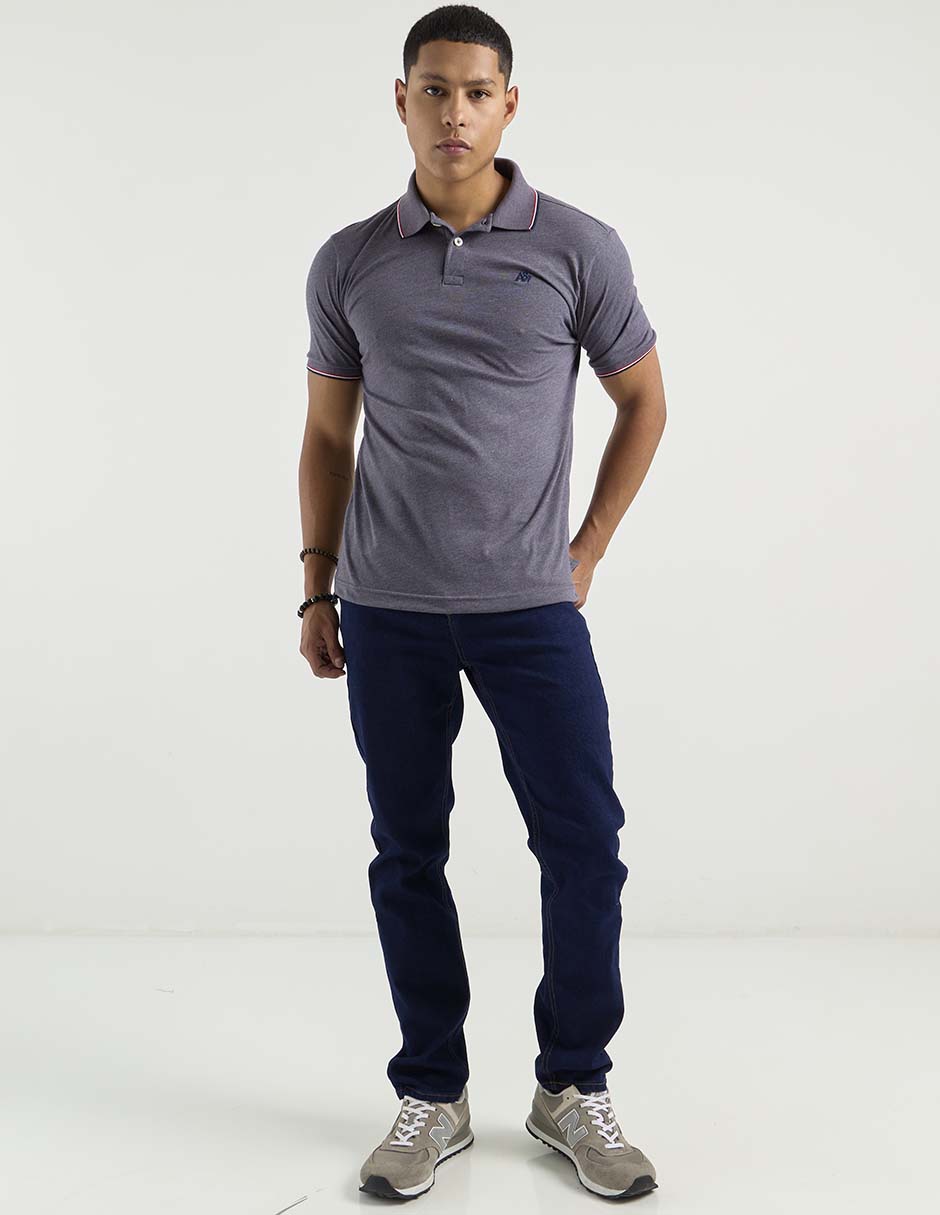 Jeans slim Aéropostale lavado obscuro para hombre