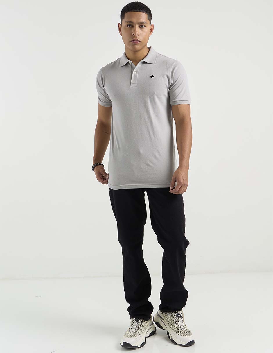 Jeans straight Aéropostale lavado obscuro para hombre