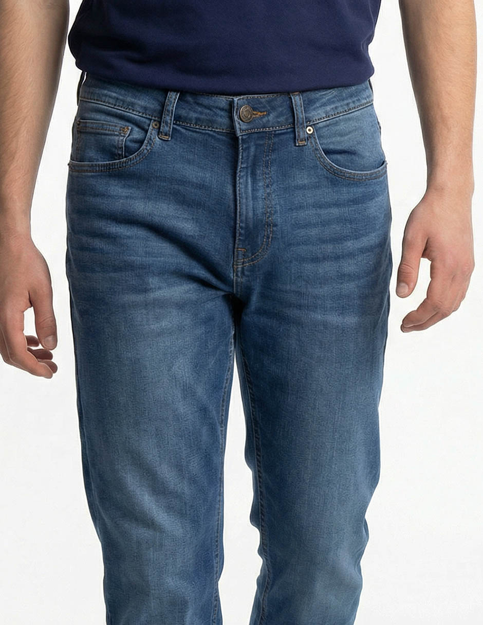 Jeans straight Aéropostale deslavado para hombre 4