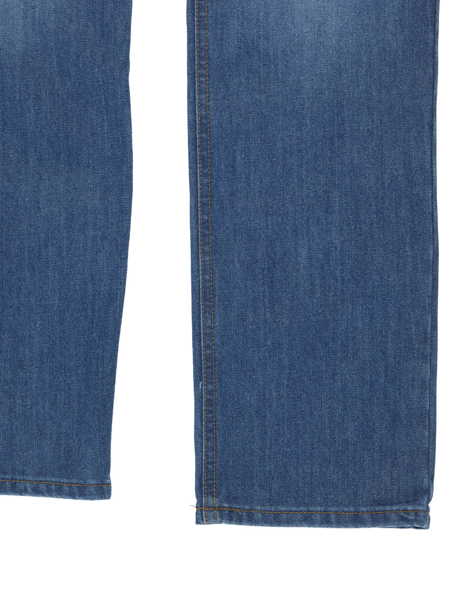 Jeans straight Aéropostale deslavado para hombre 5