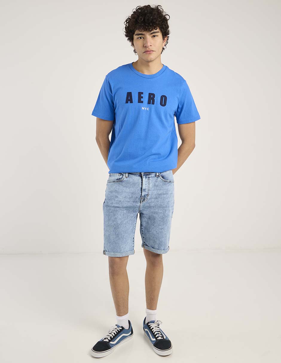Short Aéropostale de mezclilla para hombre