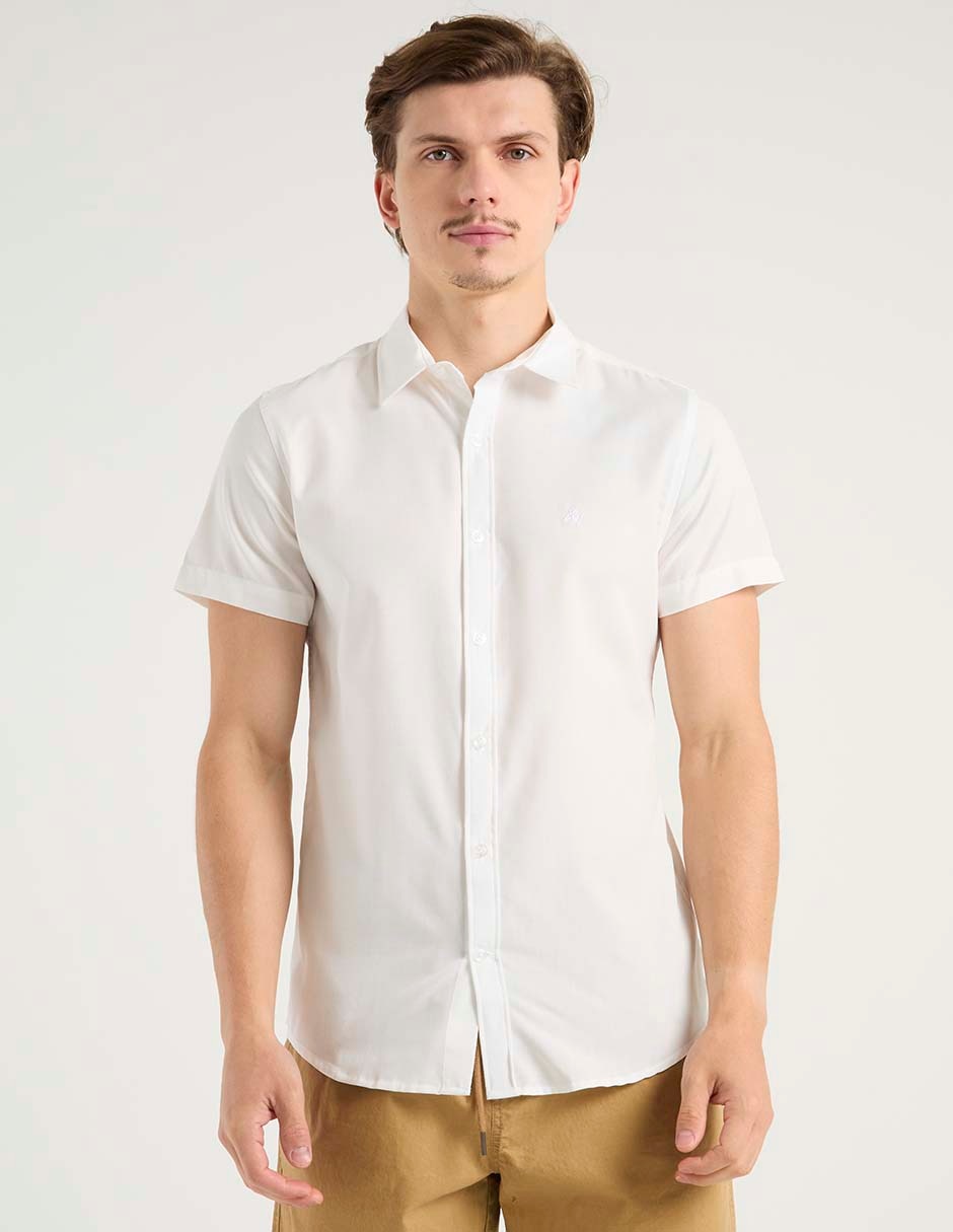 Camisa casual Aéropostale de algodón manga corta para hombre Camisa casual Aéropostale de algodón manga corta para hombre