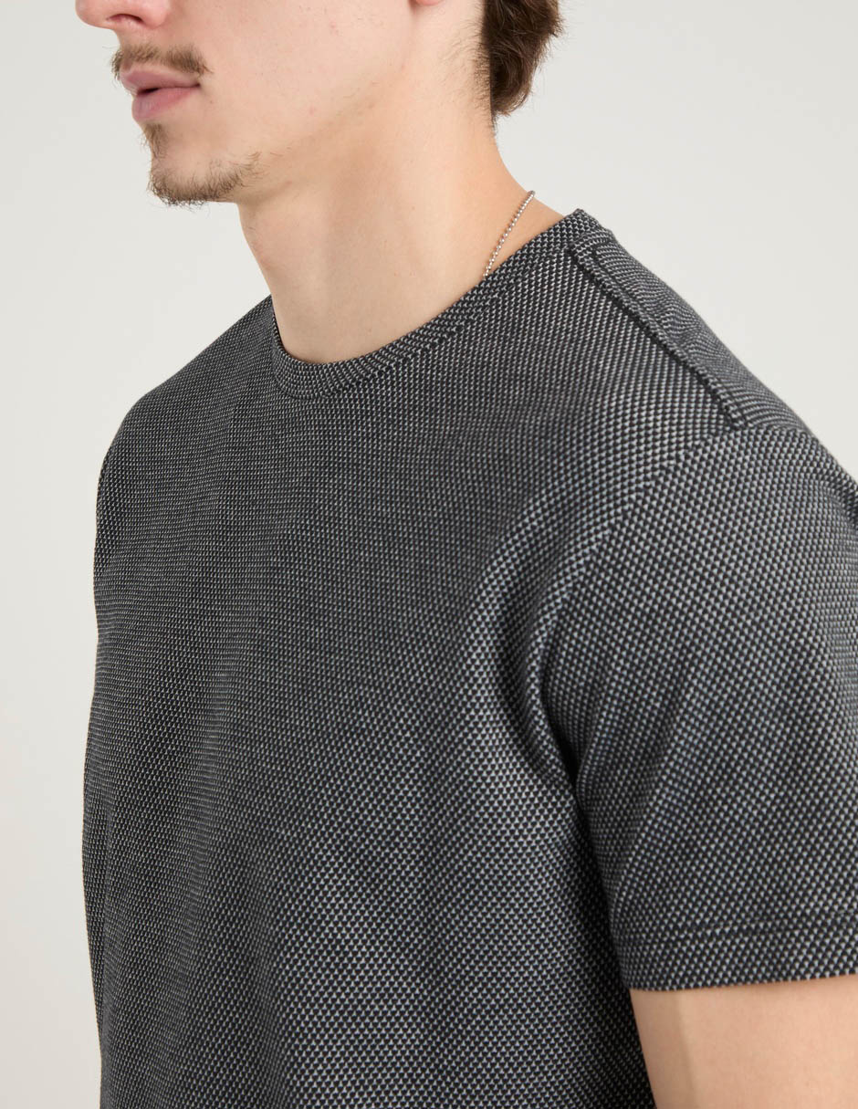 PLAYERA AERO A258163 ALG-POL, G, NEGRO