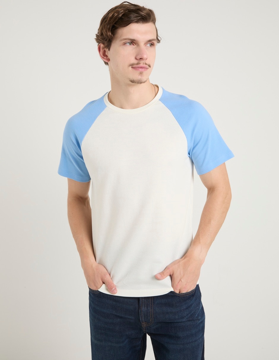 PLAYERA AERO A258139, 2XG, AZUL CLARO