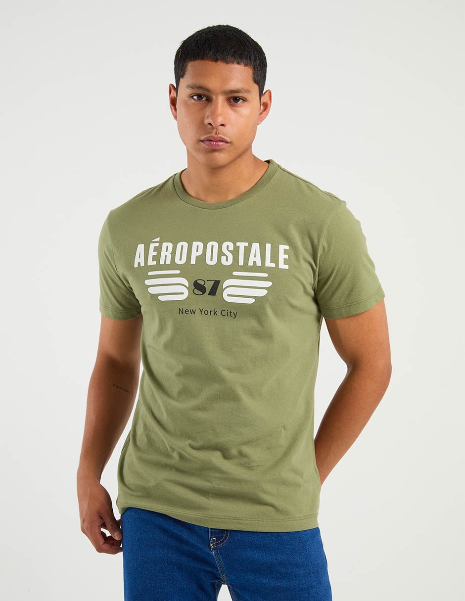 Playera cuello redondo para hombre