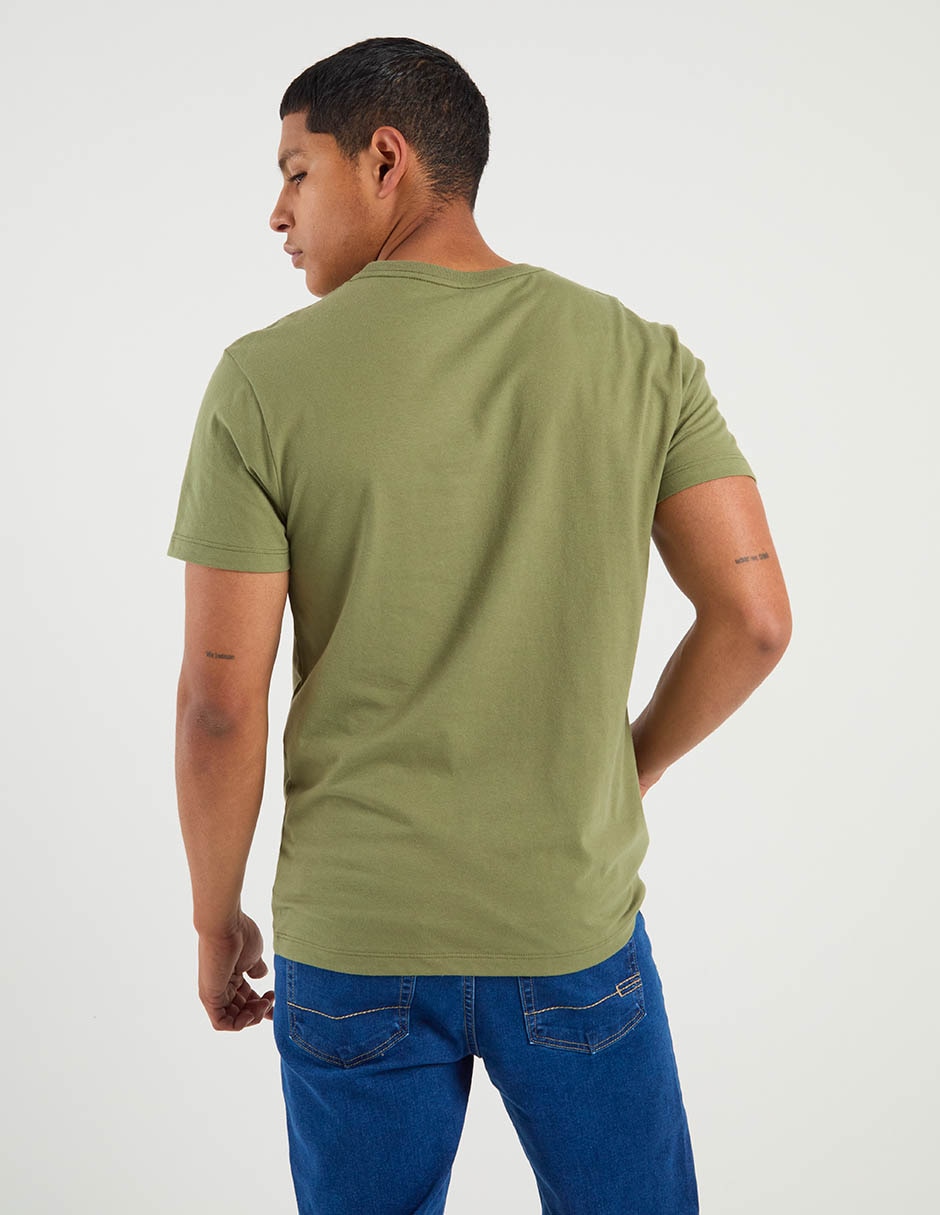 PLAYERA AERO A248680 A, M, VERDE OLIVO