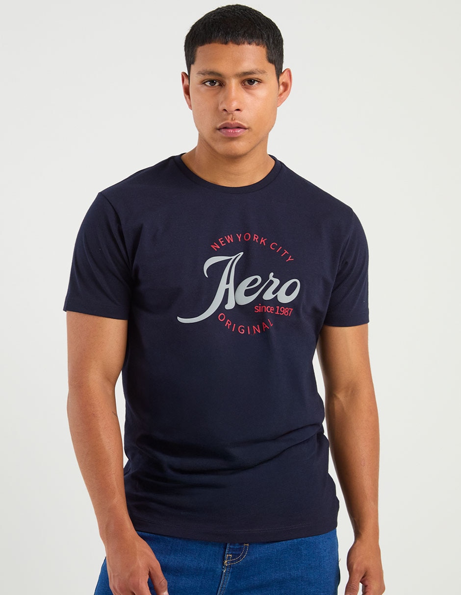 Playera cuello redondo para hombre