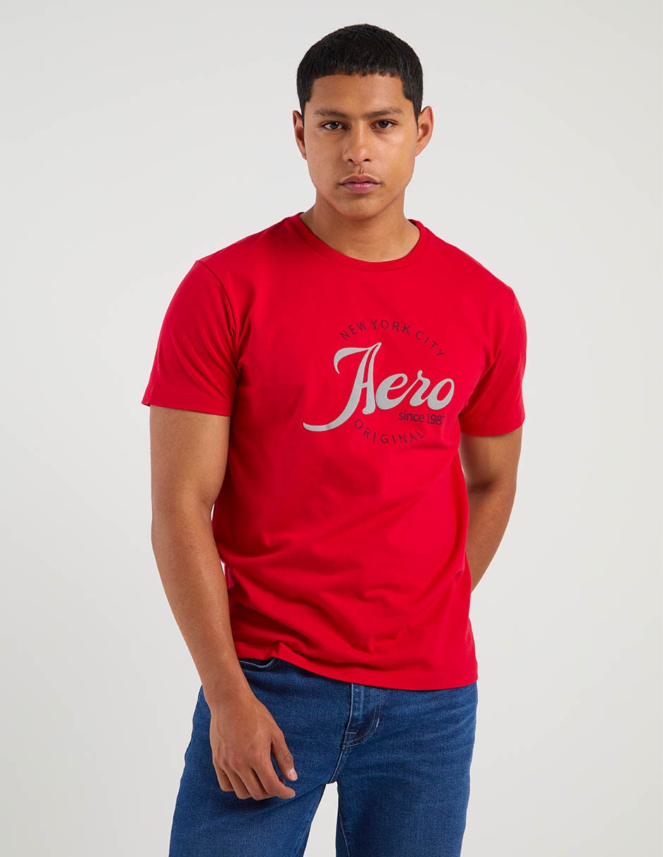 Playera cuello redondo para hombre