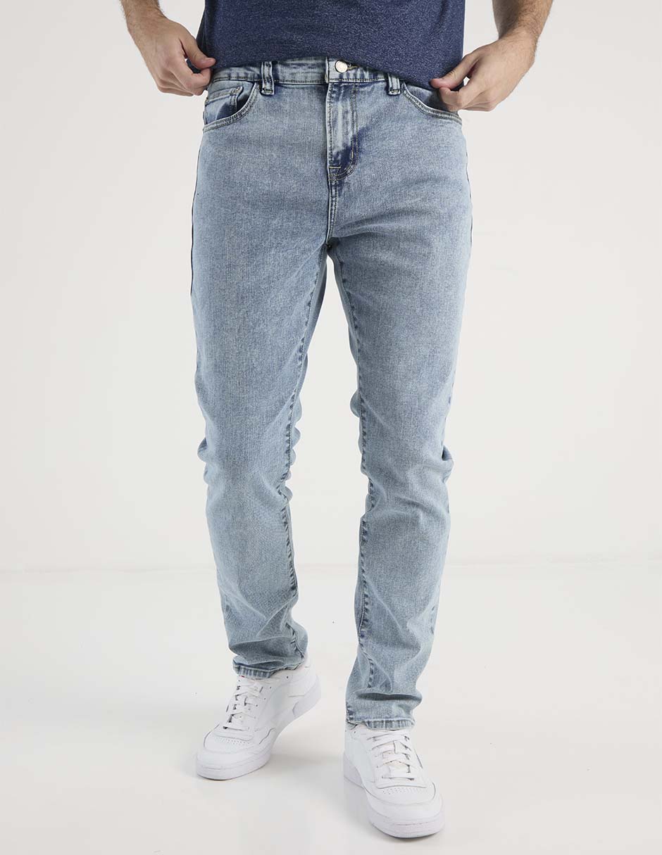 Jeans slim Aéropostale lavado bitono para hombre