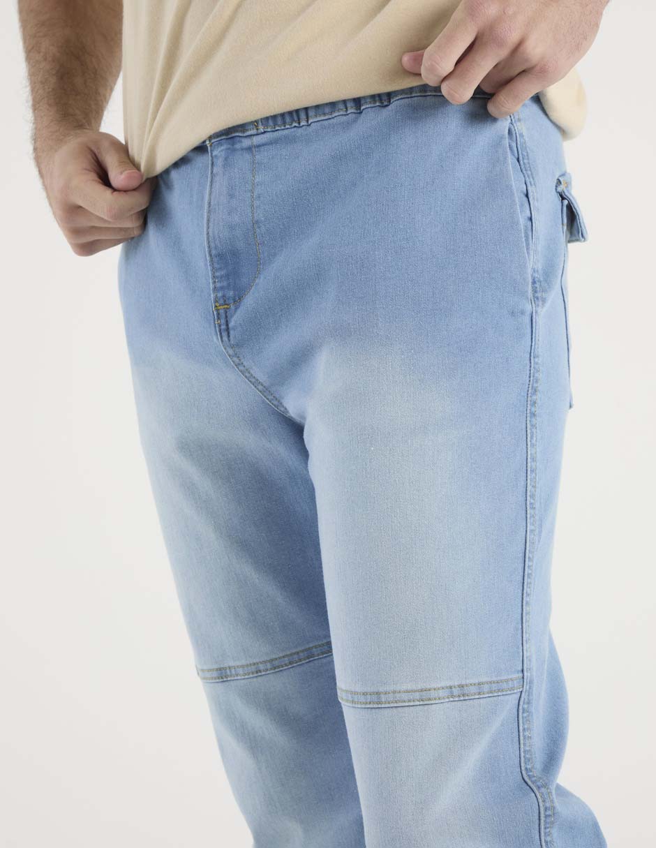 Jogger slim con bolsillos para hombre 4