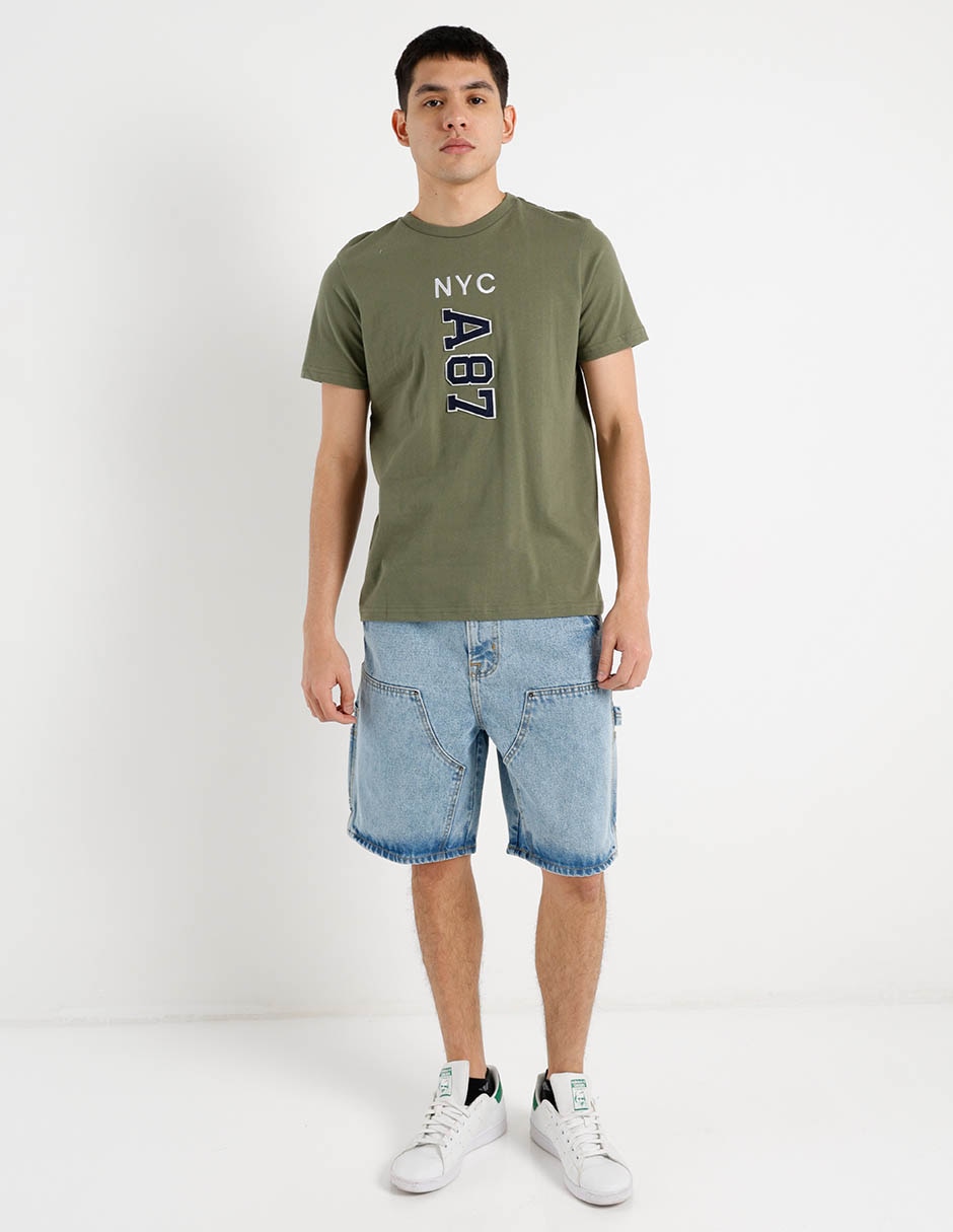 Bermuda de mezclilla para hombre 2