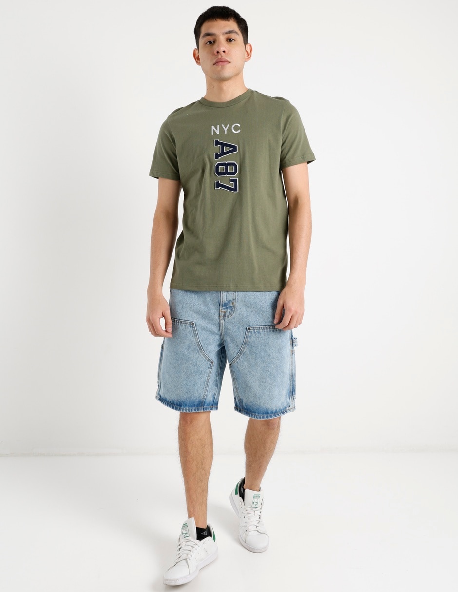 Bermuda de mezclilla para hombre 3