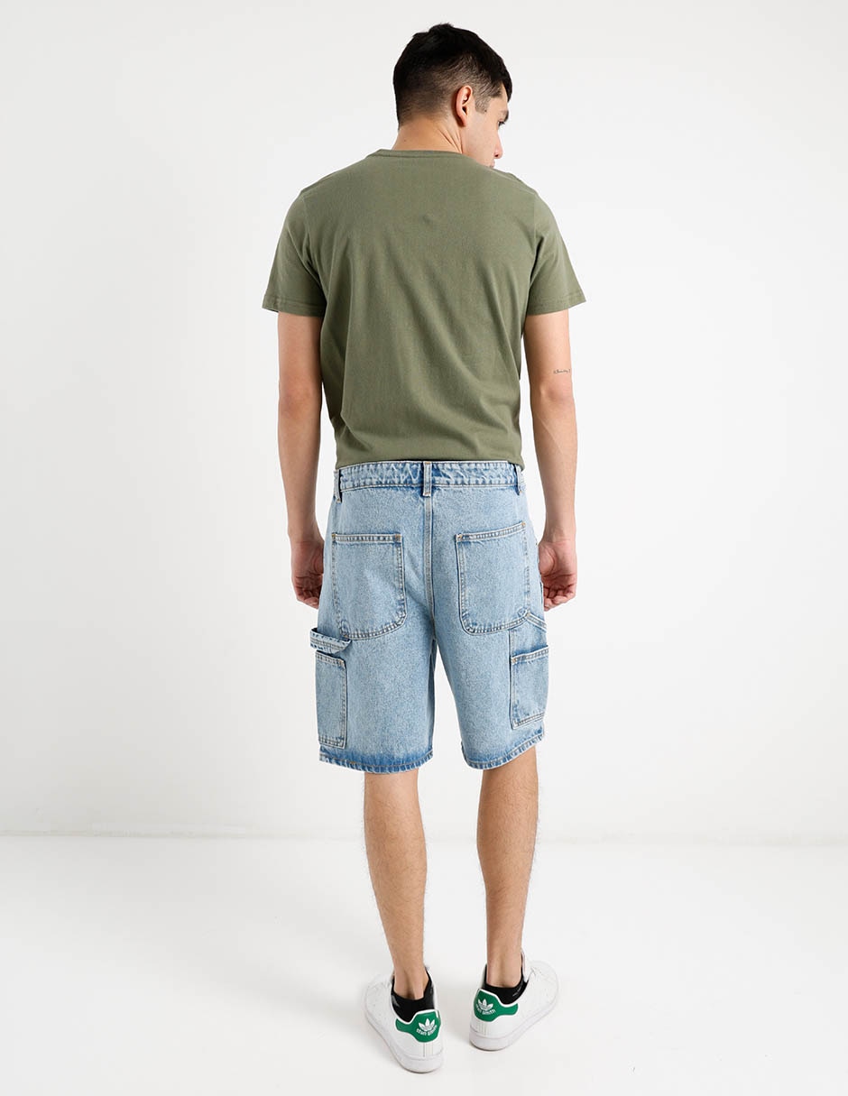 Bermuda de mezclilla para hombre 6
