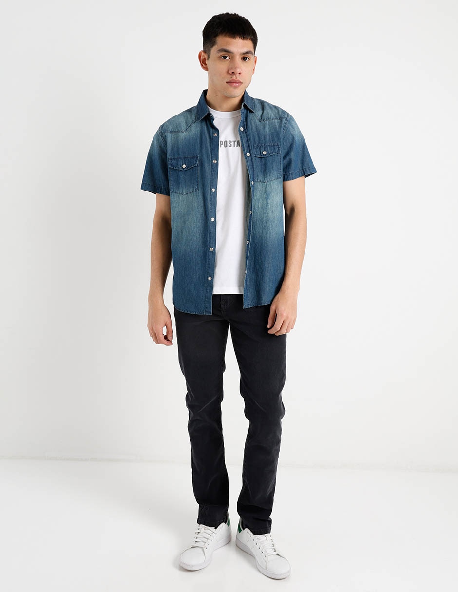 Playera cuello redondo para hombre 3