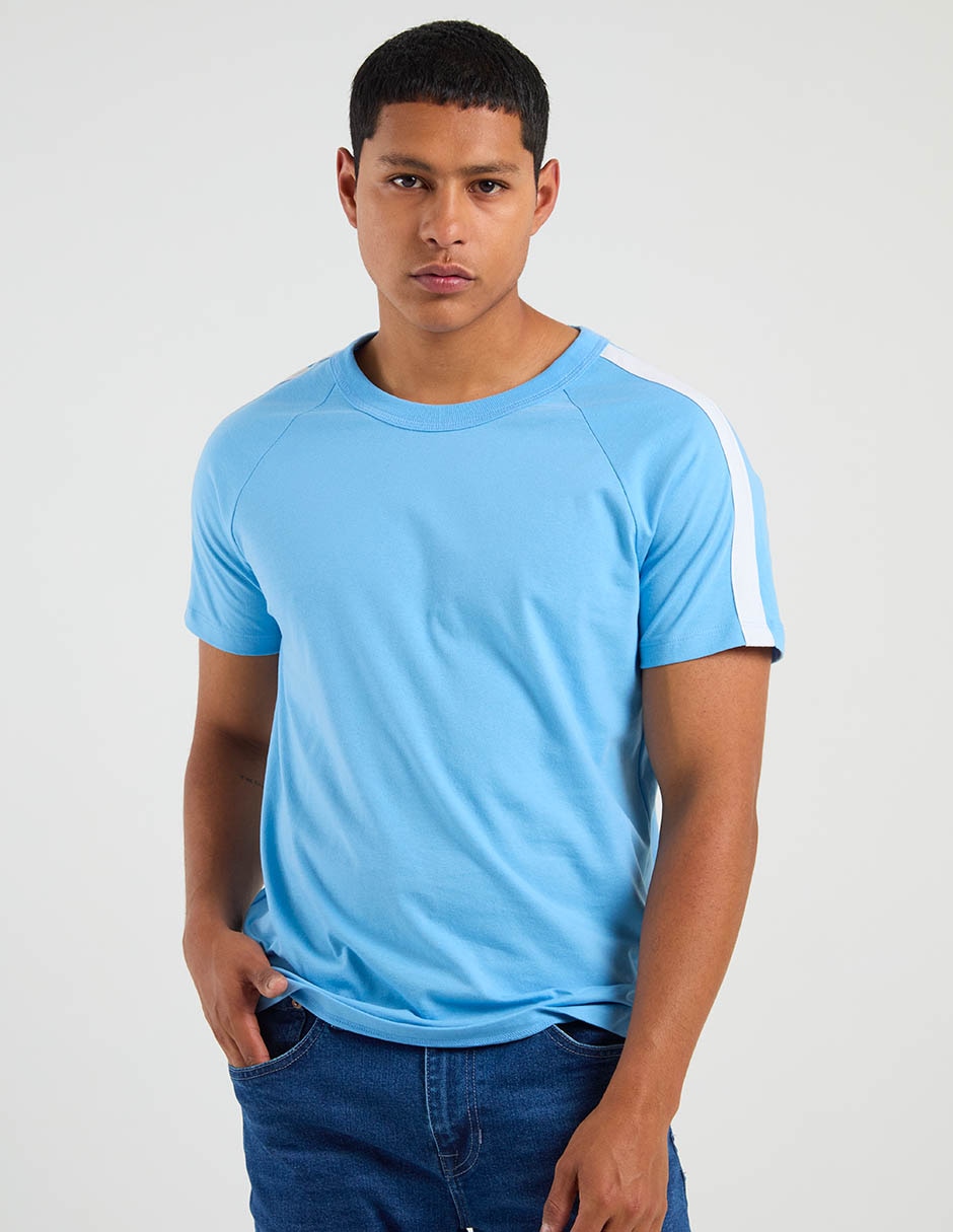 Playera cuello redondo para hombre