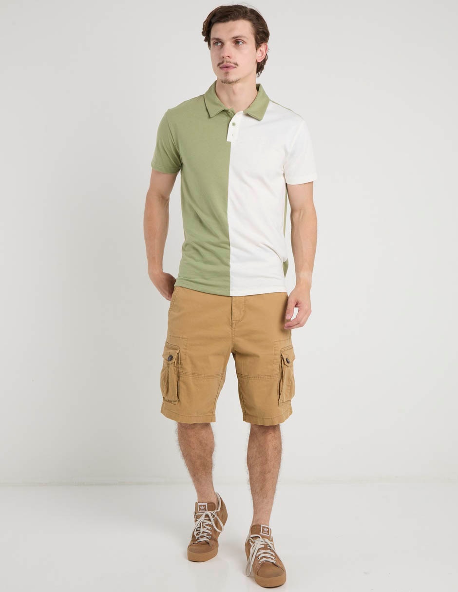 PLAYERA POLO AERO A2, 2XG, VERDE OLIVO