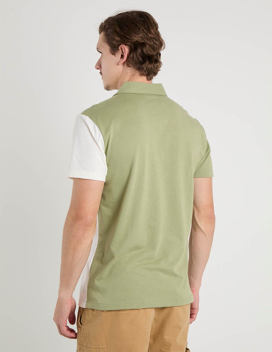 PLAYERA POLO AERO A2, 2XG, VERDE OLIVO