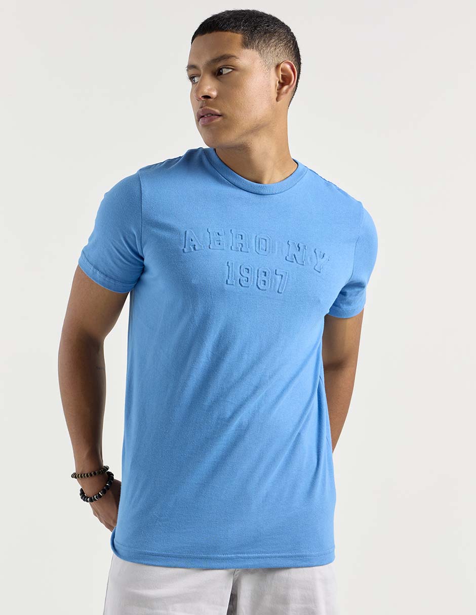 Playera cuello redondo para hombre