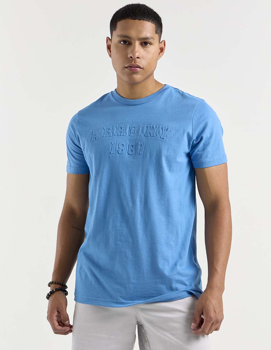 Playera cuello redondo para hombre 2