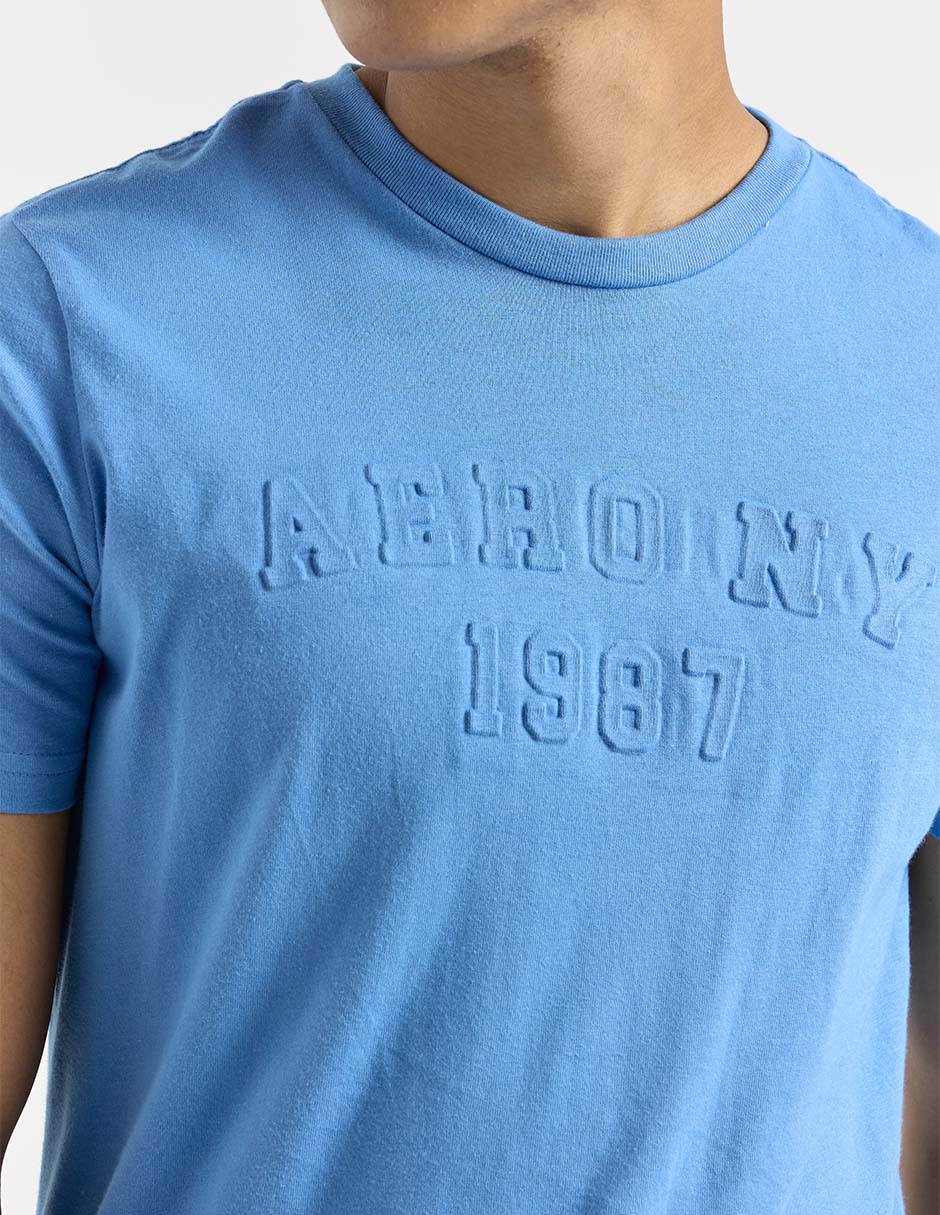Playera cuello redondo para hombre 4