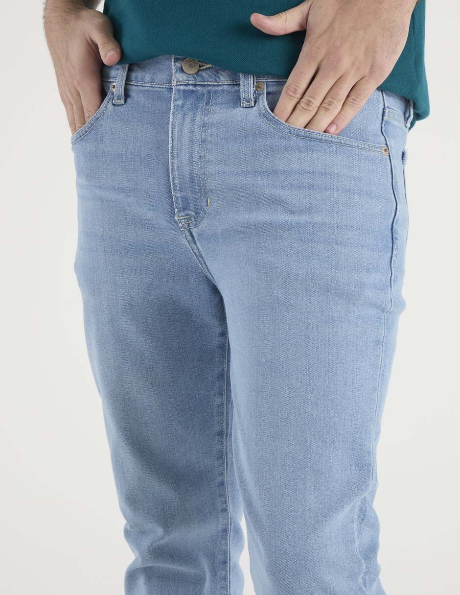 Jeans slim lavado stone wash para hombre 4