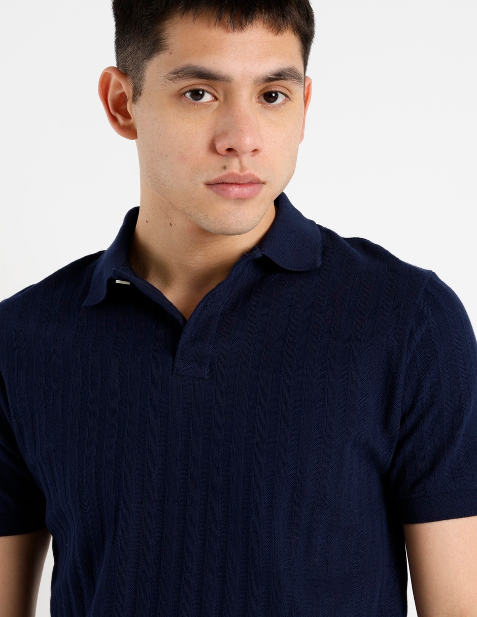 PLAYERA POLO AERO 260, CH, AZUL MARINO