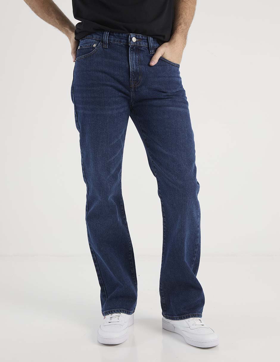 Jeans boot Aéropostale lavado whisker para hombre
