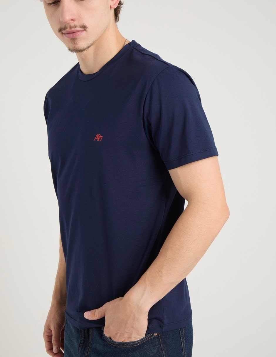 Playera cuello redondo para hombre 5