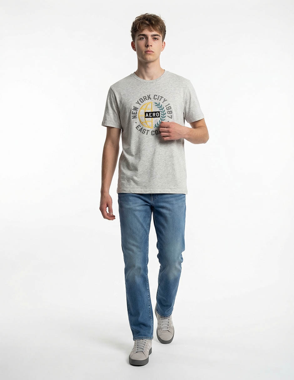 Playera cuello redondo para hombre 3
