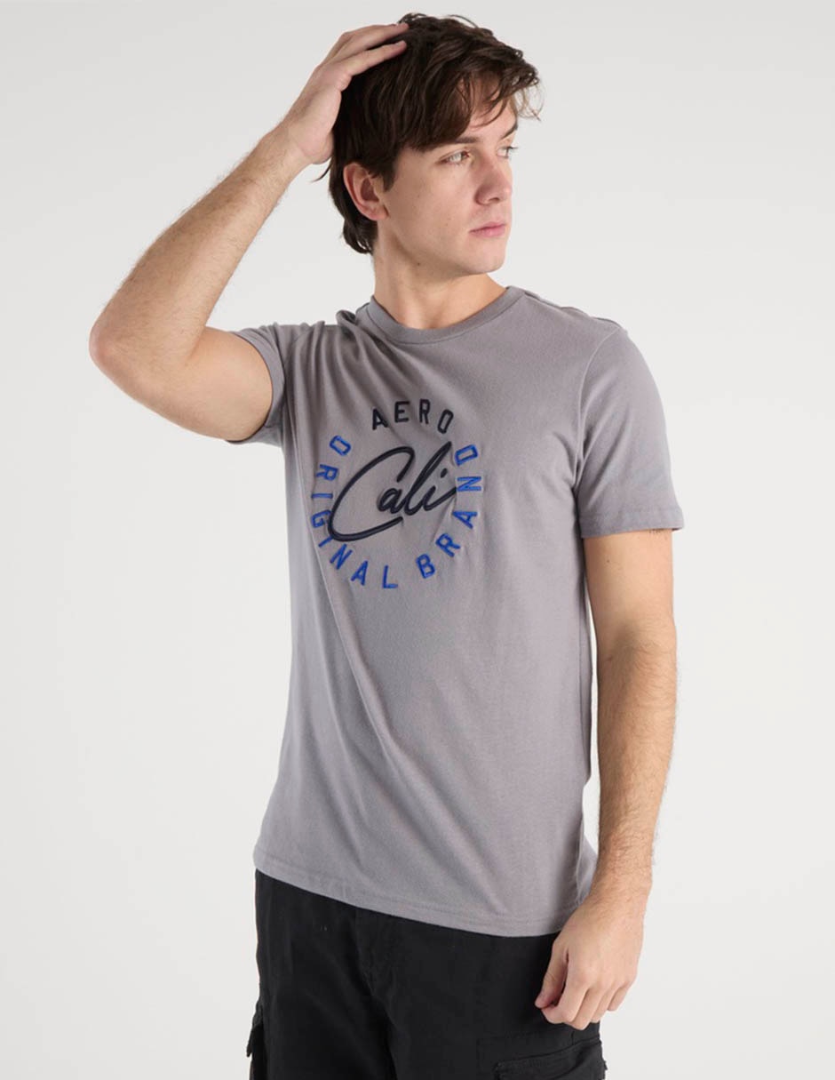 PLAYERA AERO 6018 ALGODÓN, M, GRIS