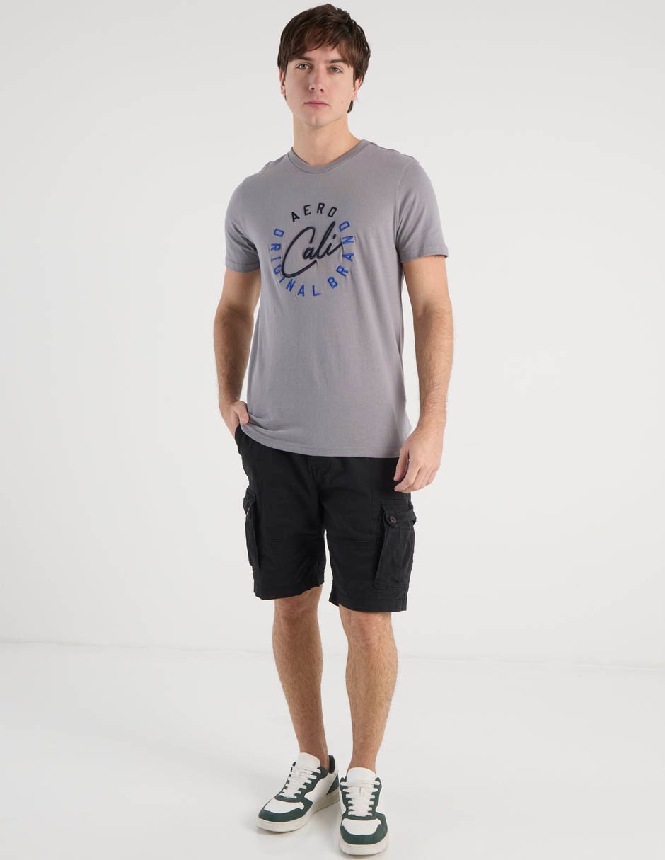 PLAYERA AERO 6018 ALGODÓN, M, GRIS