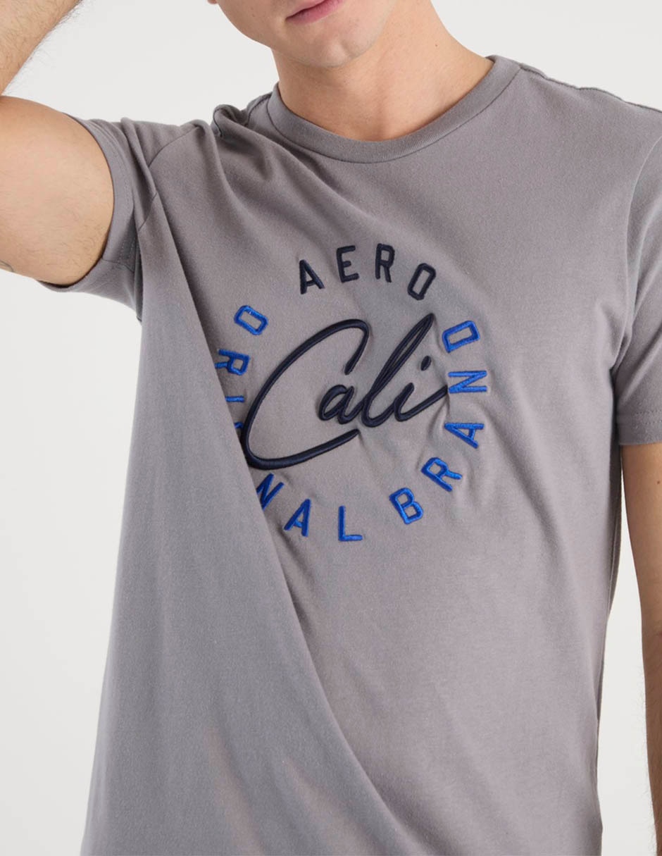 PLAYERA AERO 6018 ALGODÓN, M, GRIS